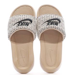 Claquettes Beige Femme Nike W Victori One Slide vue 3