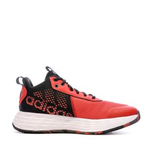 Chaussures de Basketball Rouge Homme Adidas Ownthegame 2.0 vue 2