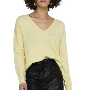 JDY Elanora Women's Yellow Sweater Photo of the Espace des Marques %store% store - view of %key%