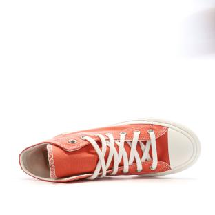 Baskets Oranges Femme Converse Chuck Taylor All Star Lift vue 0