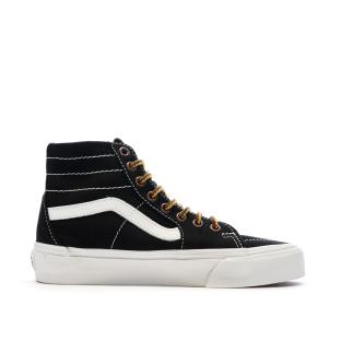 Baskets Noir Homme Vans Ua Sk8-hi Tapered Throwback vue 2