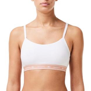 Brassière Blanc/Rose Femme Lacoste IF8181 vue 0