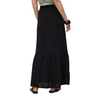 Jupe Longue Noire Femme Vero Moda Pretty vue 2