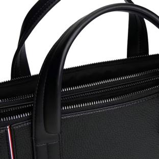 Sacoche d'ordinateur Noir Homme Tommy Hilfiger Central vue 0