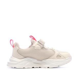 Baskets Rose/Blanches Garçon Lotto Bologna vue 0