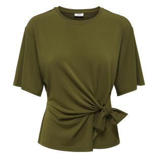 T-Shirt Vert Olive Femme JDY Dea Life vue 0