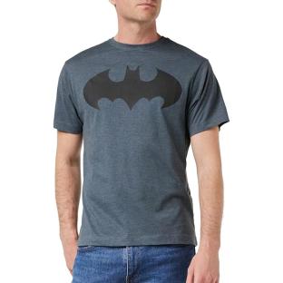 T-Shirt Gris Homme Dc Comics Mono Batman vue 0