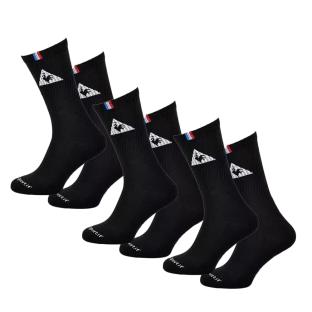 Lot de 3 Paires de Chaussettes Noir Homme Le Coq Sportif pas cher