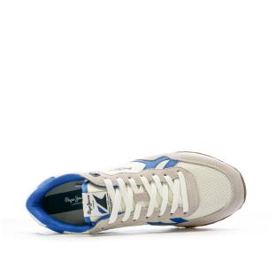 Baskets Beige/Bleu Homme Pepe Jeans Heritage vue 0