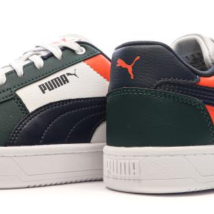 Baskets Blanches/Noires/Vertes Garçon Puma Caven 2.0 vue 7