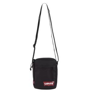 Sacoche Bandoulière Levi's Noire Compacte avec Poches Zippées vue 0
