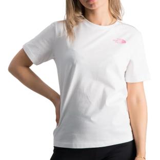 T-shirt Blanc Fille The North Face Relaxed pas cher