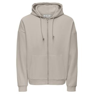 Sweat Zippé Beige Homme Only & Sons Chase pas cher