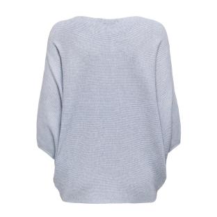 Pull Bleu Clair manches 3/4 Femme JDY New Behave vue 2