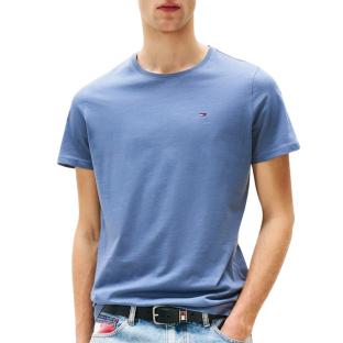 T-shirt Bleu Homme Tommy Hilfiger Tjm Xslim DM0DM04411 pas cher