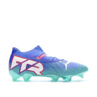 Chaussures de Foot Bleues Homme Puma Future 7 Ultimate FG/AG vue 2