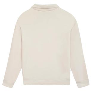 Beiges Damen-Sweatshirt mit 1/4-Reißverschluss TBS Craie Ansicht 0