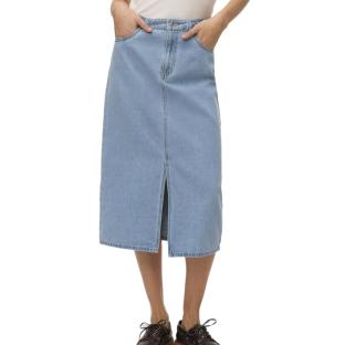 Jupe Longue Jean Bleu Femme Vero Moda Veri pas cher