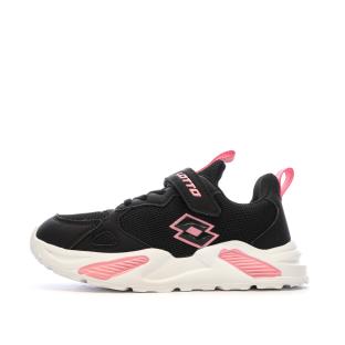 Baskets Noires/Roses Fille Lotto Bologna pas cher