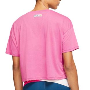 Rosa T-Shirt Frau Nike Icnclsh Ansicht 0