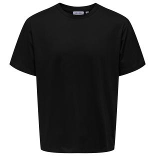 T-shirt Noir Homme Only & Sons Chinois pas cher