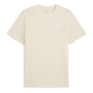 T-Shirt Beige Homme Puma Small vue 0