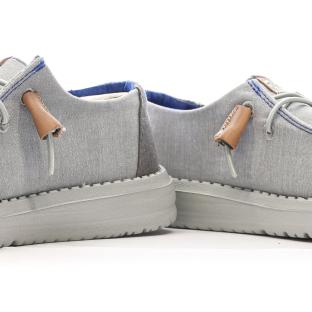 Chaussures Grises Femme Hey Dude Chambray Boho vue 7