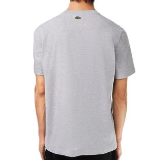 T-shirt Gris Mixte Lacoste TH1218 vue 0