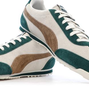 Baskets Vert/Beige Homme Puma Arizona Suede vue 7