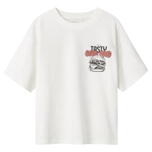 T-shirt Blanc Garçon Name it Tibilbo pas cher