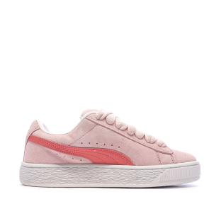 Baskets Rose Fille Puma Suede Xl Jr vue 2
