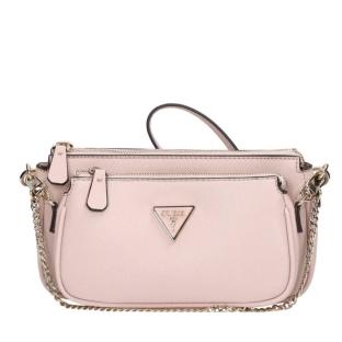 Sac à Bandoulière Rose Femme Guess Noelle Saffiano pas cher