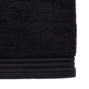 Serviette Noir Utility 65x130 vue 0