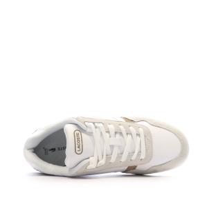 Baskets Blanches/Marron Femme Lacoste 43SFA0009 vue 4