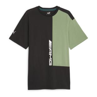 T-shirt Noir/Vert Homme Puma Statement pas cher