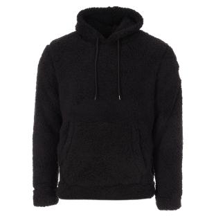 Sweat Sherpa Noir Homme Paname Brothers Full Zip vue 0