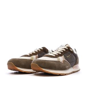 Baskets Marrons Femme Pepe jeans Brit Mixt vue 6