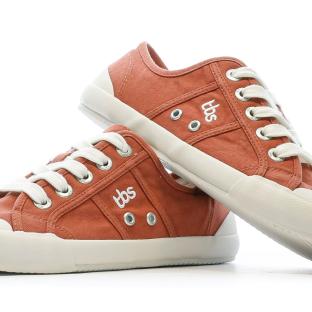 Baskets en toile Terracotta Femme TBS Opiace vue 0