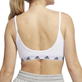 Brassière Blanche Femme Adidas Pureb vue 0