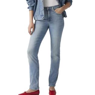 Jean 724 Bleu Classique Femme Levi's High Rise Straight 26 vue 0