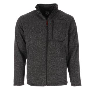 Veste Polaire Noir/Gris Homme Paname Brothers Sherpa vue 0