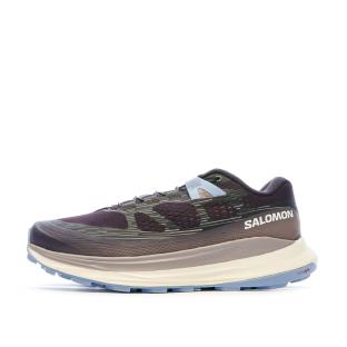 Chaussures de trail Gris/Bleu Femme Salomon Ultra Glide 2 pas cher