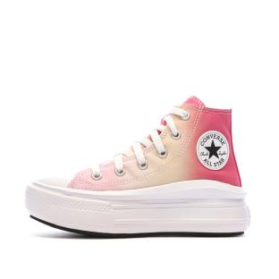 Baskets Roses Fille Converse All Star Move Platform pas cher
