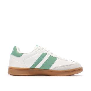 Baskets Blanc/Vert Femme Teddy Smith 120131 vue 2