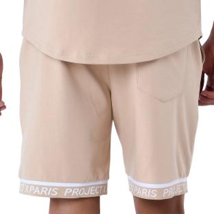 Short Beige/Blanc Homme Project X Paris WW vue 0