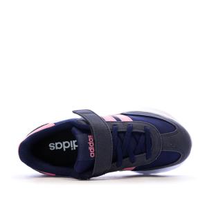 Baskets Marines/Roses Fille Adidas Run 70s vue 0