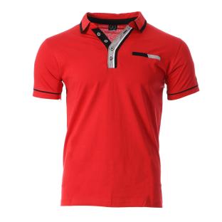 Polo Rouge Homme Just Emporio 401 pas cher