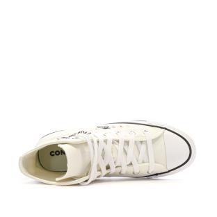 Baskets Blanche Fille Converse Chuck Taylor All Star Butterflies vue 4