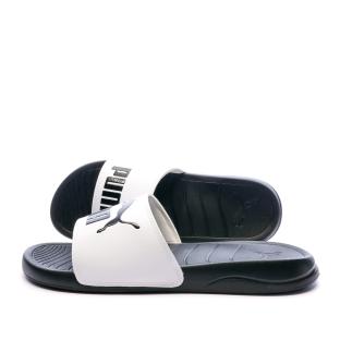 Claquettes Blanc/Noir Homme Puma Popcat 20 vue 0