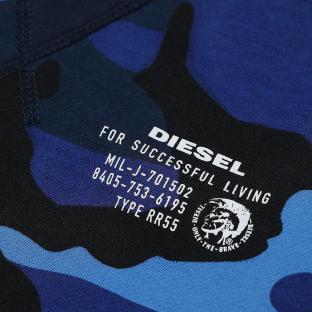 Sweat Camouflage Bleu Garçon Diesel Felpa vue 3
